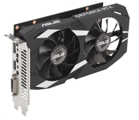 Фото Видеокарта ASUS DUAL-RTX3050-O6G//RTX3050,DVI,HDMI,DP,6G,D6; 90YV0K60-M0NA00