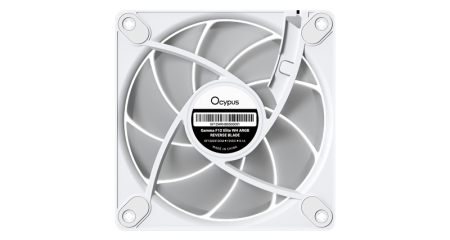 Фото Ocypus Gamma F12 Elite WH ARGB REVERSE BLADE 3 IN 1, 120x120x25mm, 4-PIN PWM, 600-1800 RPM, 26 DBA MAX, HYDRO BEARING