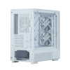 Фото ZALMAN P10 NAMU, MATX, WHITE, WINDOW, FRONT COVER WALNUT, 2x3.5", 3x2.5", 1xUSB TYPE-C, 1xUSB3.0, FRONT 2x120mm, REAR 1x120mm ARGB
