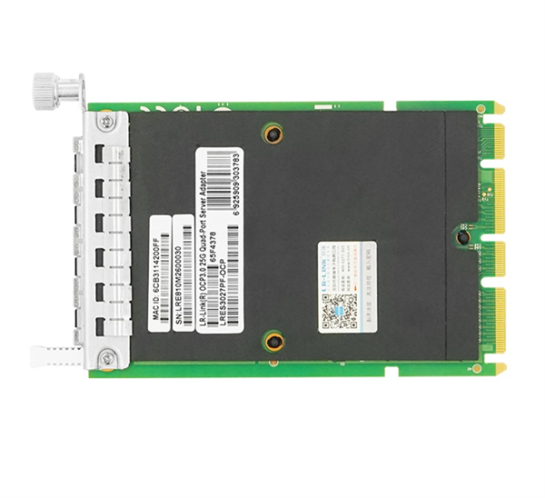 Фото LR-Link NIC OCP 3.0 4 x 25Gb SFP28, Intel E810 chipset