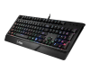 Фото Gaming Keyboard MSI VIGOR GK20, Wired, membrane Keyboard with ergonomic keycaps and wrist rest. 12 Key Anti-ghosting Capability. Water Resistant (spill-proof), Static multi-colour backlighting, Black
