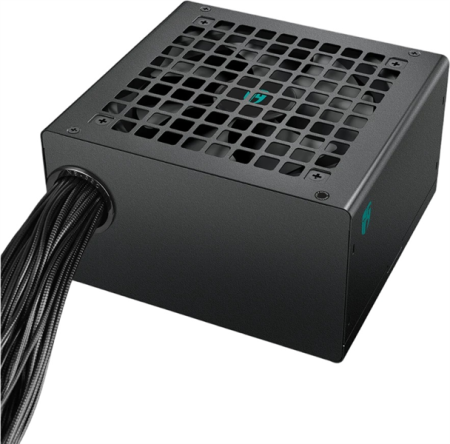 Фото Deepcool GAMERSTORM PN1000D (ATX 3.1, 1000W, PWM 120mm fan, Active PFC, 80+ GOLD, Active PFC + Full Bridge SRC LLC + DC/DC, Gen5 PCIe) RET (R-PNA00D-FC0B-WGEU-V2)