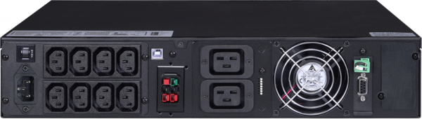 Фото Powercom Next, On-Line, 2000VA/2000W, Rack/Tower, 8*IEC320-C13 + 2*C19, LCD, Serial+USB, SmartSlot, подкл. доп. Батарей (2027228)
