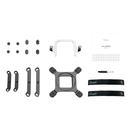 Фото Ocypus Iota L24 WH, 240mm, Display Pump, 2x120mm FDB fans, LGA115X/1200/1700/18XX, AM4/AM5
