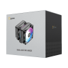Фото Ocypus Delta A62 BK ARGB, 2x120mm ARGB FAN, Top Panel, 6 HEAT PIPES, 4-PIN PWM, 500-2000 RPM, 29DBA, HYDRO BEARING, LGA115X/1200/1700/18XX, AM4/AM5
