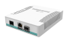 Фото MikroTik Cloud Router Switch 106-1C-5S with QCA8511 400MHz CPU, 128MB RAM, 1x Combo port (Gigabit Ethernet or SFP), 5 x SFP cages, RouterOS L5, desktop case, PSU