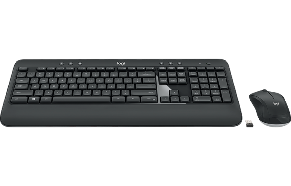 Фото Logitech Wireless Desktop MK540 (Keybord&mouse), Black, Rus/Eng, [920-008686]