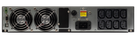 Фото SMARTWATT ИБП онлайн, чистый синус, мощность 3000/2700 ВА/Вт, стоечный/напольный, LCD дисплей, порт USB, RS232, EPO, SNMP слот, IEC13 - 8 шт., встроенные АКБ 6*9 Ач (3703020040007)