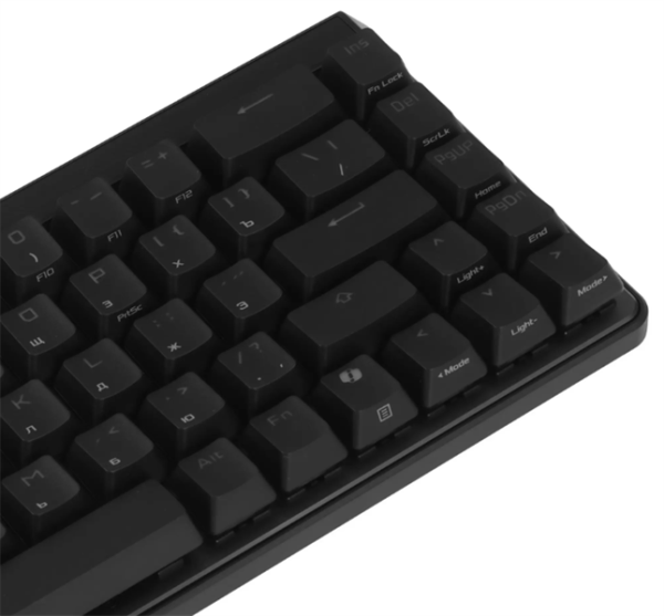 Фото ASUS M605 ROG FALCHION ACE HFX, Wired, 65%, PBT, RGB Lighting, Black