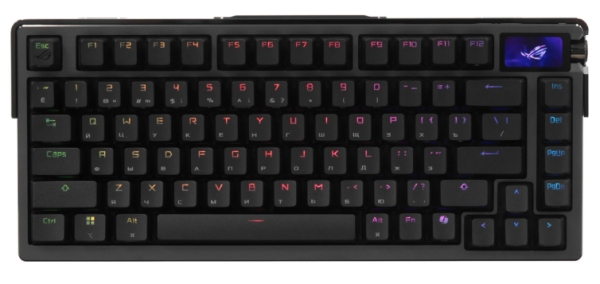 ASUS M702 ROG AZOTH EXTREME, 2.4GHz RF, Bluetooth 5.1, 75%, PBT, RGB Lighting, Black