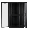 Фото SMARTWATT Серверный шкаф Rack S-Series 42U 600x1200мм, двери с перфорацией, боковые панели 4шт и ролики в комплекте, черный (4512020620014)