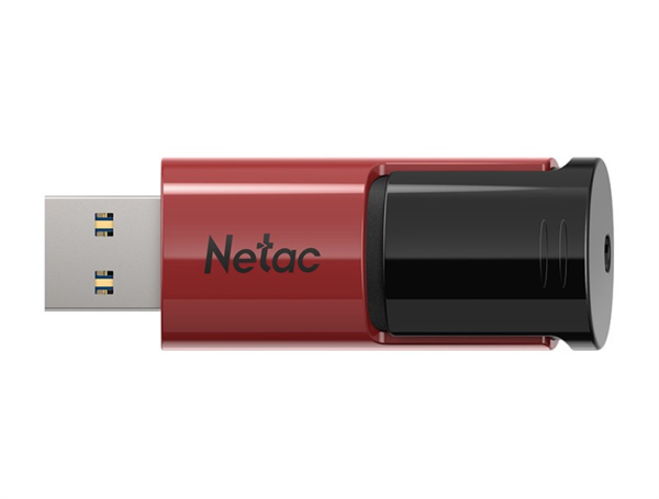Netac U182 Red 256GB USB3.2 Flash Drive, retractable (replaced NT03U182N-256G-30RE)