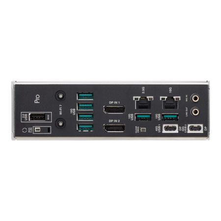 Фото ASUS PRO WS TRX50-SAGE WIFI A, AMD TRX50, 4*DDR5, 4*SATA, 3*M.2, 2 x SlimSAS, 6*USB 3.2, 1*USB 2.0,Type-C, DP, 4*PCIx16, CEB; 90MB1LE0-M0EAY0