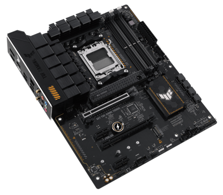 Фото ASUS TUF GAMING A620-PRO WIFI, AM5, A620, 4*DDR5, 4*SATA, 2*M.2, 2*USB 3.2, 3*USB 2.0, Type-C, 2*PCIx16, 2*PCIx1, DP+HDMI, ATX; 90MB1FR0-M0EAY0