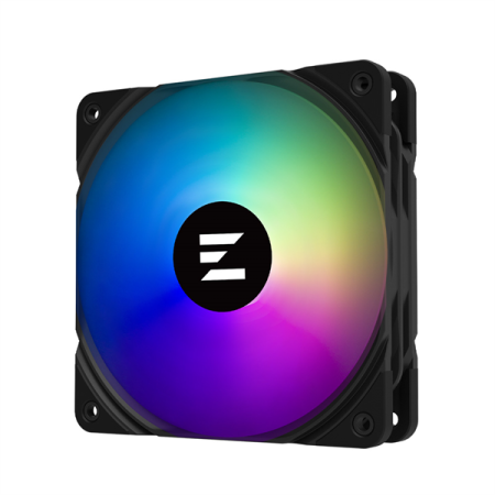 Фото ZALMAN ZM-AF120 ARGB BLACK, 120x120x25mm, 4-PIN PWM, 600-2000 RPM, 29,7 DBA MAX, HYDRO BEARING