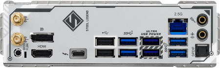Фото ASROCK B860M STEEL LEGEND WIFI, LGA1851, B860, 4*DDR5, 4*SATA, 4*M.2, 4*USB 3.2, 2*USB 2.0, Type-C, 2*PCIx16, 1*M.2 (Key E), HDMI+DP, mATX