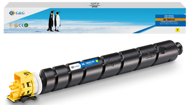 Тонер-картридж G&G GG-TK8115Y желтый (6000стр.) для Kyocera Mita Ecosys M8124cidn/M8130cidn