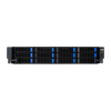 ASUS RS520A-E12-RS12U: 2U, 1x AMD EPYC 9004 SP5, 24x DDR5 RDIMM, 12x NVMe, 2x rear 2.5 SATA, 5x PCIe 5.0, 2x M.2, OCP 3.0, up to 2x dual-slot GPU, 2x 1600W PSU