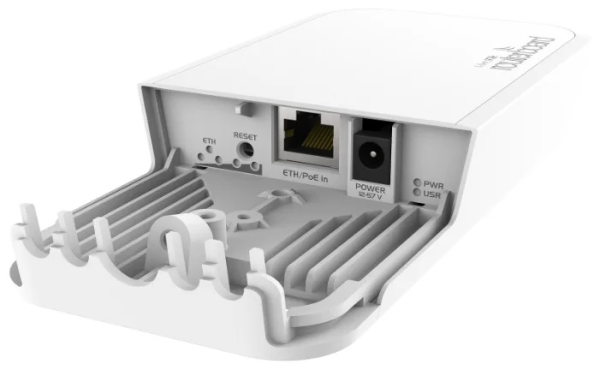 Фото MikroTik Wireless Wire (Pair of preconfigured wAPG-60ad devices for 60Ghz link (Phase array 60 degree 60GHz antennas, 802.11ad wireless, four core 716MHz CPU, 256MB RAM, 1x Gigabit LAN, RouterOS L3, P