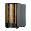 Фото ZALMAN P10 NAMU, MATX, BLACK, WINDOW, FRONT COVER WALNUT, 2x3.5", 3x2.5", 1xUSB TYPE-C, 1xUSB3.0, FRONT 2x120mm, REAR 1x120mm ARGB