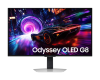 Samsung 32" Odyssey OLED G8 G81SF S32FG812SI OLED 16:9 3840x2160x240Hz 0,03ms 260cd 1М:1 1,07 млрд 178/178 DP; HDMI; USB3.2 Gen1 x2 Tilt Swiv HAS Pivot БП внешн VESA Silver