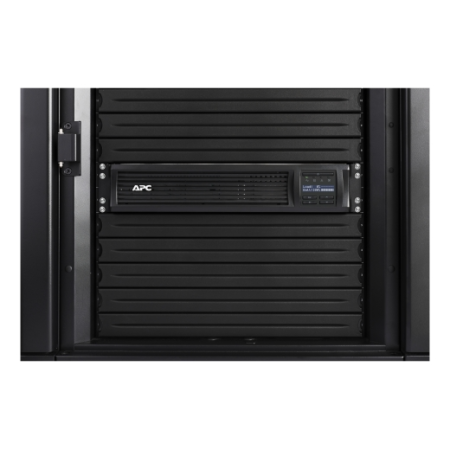 Фото APC Smart-UPS 2200VA/1980W, RM 2U, Line-Interactive, LCD, Out: 220-240V 8xC13 (4-Switched) 1xC19, EPO, SmartConnect, Black, 1 year warranty (замена SMT2200RMI2U)