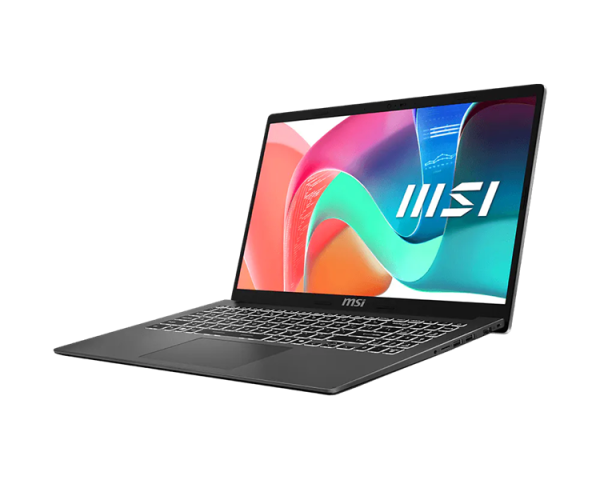 Фото MSI Modern 15 F1MG Core 5 120U 15.6" FHD (1920*1080),IPS,DDR4 16GB (8GB*2) 512GB SSD,Intel Graphics,backlight,46.8Wh,1.7kg,1y,Dos,Platinum Gray
