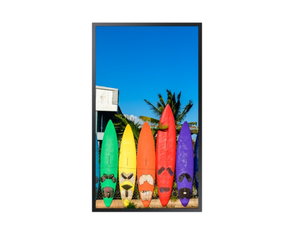 Фото Semi-outdoor проф.панель Samsung OM55B. Характеристики: 55", 24/7, UHD, 3000 нит, MagicInfo/SSSP,Tizen 5.0