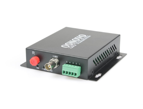 OSNOVO TA-H12-15F Оптический передатчик 1 канала видео HDCVI/HDTVI/AHD/CVBS и 1 канала управления (RS485) по одномодовому оптоволокну до 20км. Максимальное разрешение 2560x1920. Рабочие длины волн WDM