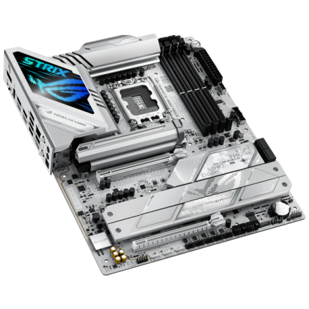 Фото ASUS ROG STRIX Z890-A GAMING WIFI, LGA1851, Z890, 4*DDR5, 4*SATA, 5*M.2, 7*USB 3.2, Type-C, 2*PCIx16, 2*Thunderbolt™ 4, HDMI+DP, ATX; 90MB1I90-M0EAY0