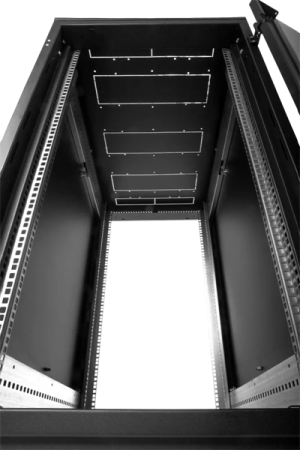 Фото ЦМО Шкаф телекоммуникационный напольный 18U (600x800) дверь стекло, цвет чёрный