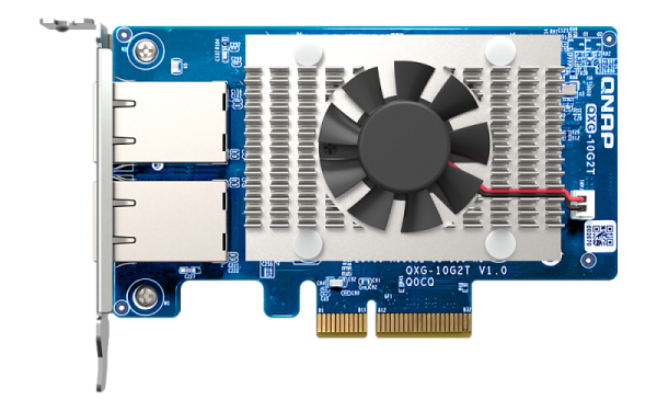 Фото QNAP Expansion Card QXG-10G2T PCIe Gen3x4 2x10GbE(BASE-T)