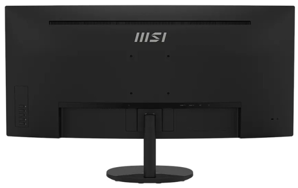 Фото MSI PRO MP341CQ E12 34" 21:9 UWQHD(3440x1440) VA Curve1500R, 1ms(MPRT), 3500:1,100M:1,300nit,178/178,2xHDMI 2.0,DP 1.4a,Tilt,Speaker,VESA,120Hz,Black,1y w-ty