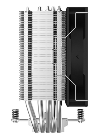 Фото DEEPCOOL AG500 LGA1700/1200/115X/AM5/AM4 (12шт/кор, TDP 240W, PWM, Fan 120mm, 5 тепл. Трубок, черный) RET (R-AG500-BKNNMN-G)