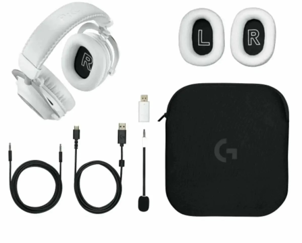 Фото Logitech Wireless Gaming Headset G Pro X 2, 2.4GHz (USB), BLUETOOTH, White, [981-001269]