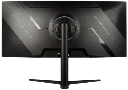 Фото 37.5'' IRBIS NOBLEVIEW 38 LED Monitor Curved 3840x1600, 21:9, IPS, 300 cd/m2, 2000:1, 3ms, HDMI, DP USB-C(65W) USB-Ax2 USB-B 75Hz Tilt Height Swivel Speak VESA Black 3y (China)