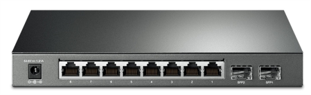 Фото TP-Link SG2210P, Omada™ 8-Port Gigabit Smart PoE+ Switch with 2 SFP Slots, 61 W PoE