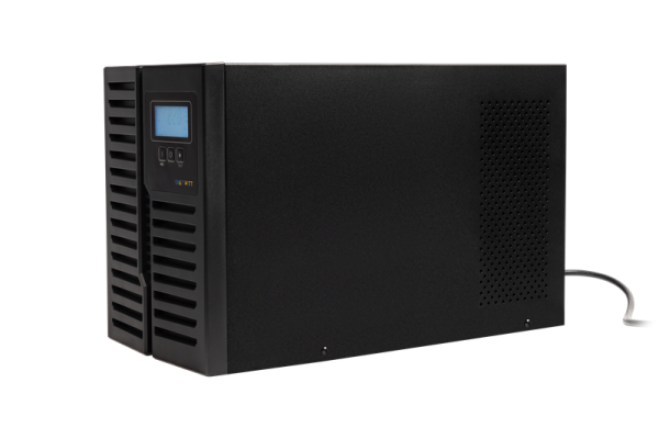 SMARTWATT ИБП онлайн, чистый синус, мощность 3000/2700 ВА/Вт, напольный, LCD дисплей, порт USB, RS232, EPO, SNMP слот, Shuko socket CEE7/4 - 2 шт., встроенные АКБ 6*9 Ач (3703020440003)