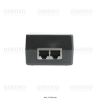 Фото OSNOVO Midspan-1/650GA PoE-инжектор Gigabit Ethernet на 1 порт, мощностью до 65W. Совместим с оборудованием PoE IEEE 802.3af/at/bt. Мощность PoE на порт - до 65W. Напряжение PoE - 52V(конт. 1,2,4,5(+)