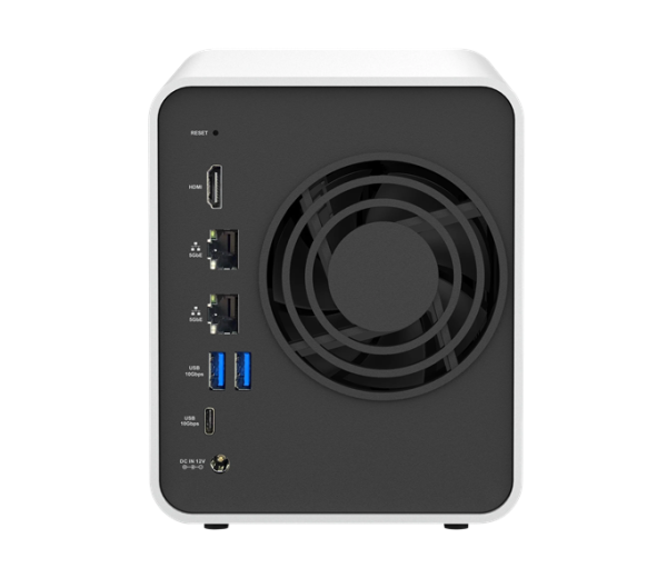 Фото TerraMaster F2-425 Plus tower NAS QC 3,4Ghz/8Gb(32)/TRAID,RAID0,1,10,5,6/up to 2 HDD SATA(3,5'/2,5')/3xM.2 2280 NVMe/3xUSB 10Gb(Type A) 1xUSB 10Gb(Type-C)/HDMI/2x5GbE RJ-45/1xPS/1YW(repl. F2-424)