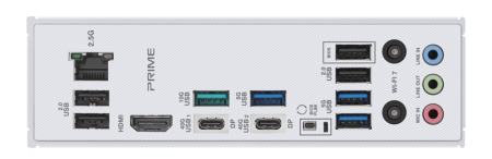 Фото ASUS PRIME X870-P WIFI, AM5, X870, 4*DDR5, 2*SATA, 4*M.2, 4*USB 3.2, 2*USB 2.0, 2*Type-C, 5*PCIx16, HDMI, ATX; 90MB1IS0-M0EAY0