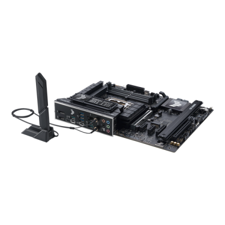 Фото ASUS TUF GAMING Z890-PLUS WIFI, LGA1851, Z890, 4*DDR5, 4*SATA, 4*M.2, 6*USB 3.2, Type-C, 2*PCIx16, 1*PCIx4, 2*PCIx1, Thunderbolt™ 4, HDMI+DP, ATX; 90MB1IQ0-M0EAY0