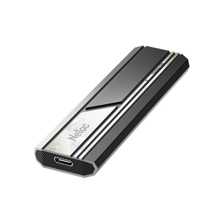 Фото Netac ZX10 1TB USB 3.2 Gen 2 Type-C External SSD, R/W up to 1050/950MB/s, with USB C to A cable and 10Gbps USB C to C cable 5Y wty