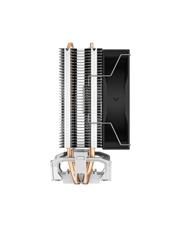 Фото DEEPCOOL AG200 LGA1700/1200/115X/AM5/AM4 (36шт/кор, TDP 100W, PWM, Fan 92mm, 2 тепл.трубки прямого контакта) RET (R-AG200-BKNNMN-G)