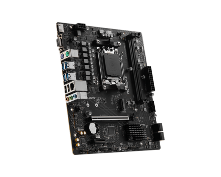 Фото MSI PRO B650M-B,B650,AM5,2DDR5,1PCI-Ex16,1PCI-Ex1,1M.2,4SATA3,6USB3.2 Gen1,6USB2.0,HD Audio
