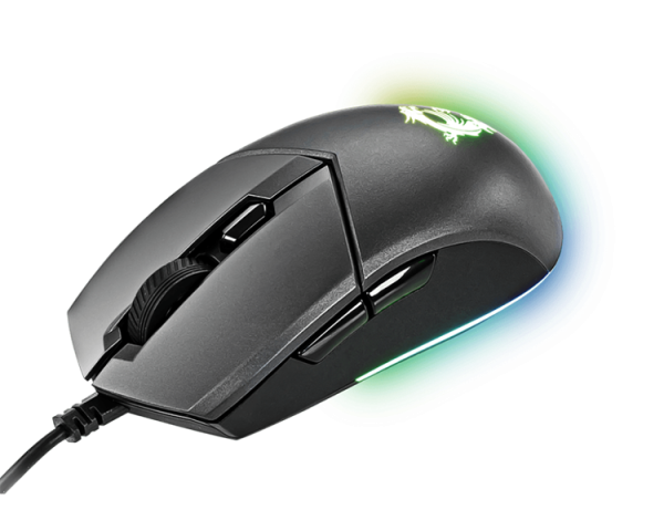 Фото Gaming Mouse MSI Clutch GM11, Wired, DPI 5000, symmetrical design, RGB lighting, Black