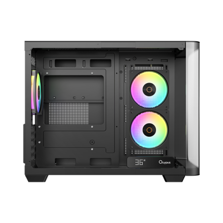 Фото Ocypus Iota C50 BK Curve ARGB Digital, MATX, Type-C*1, USB3.0*2, REAR 1x120mm ARGB, MB SIDE 2x120mm ARGB