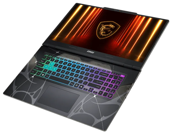 Фото MSI Cyborg A17 AI B2HWFKG AMD Ryzen 7 260 17.3" FHD (1920*1080),144Hz DDR5 16GB (8GB*2),1TB SSD,NV RTX 5060 (8GB GDDR7),55.2Whr,2,5kg,Dos,1y,Translucent Black