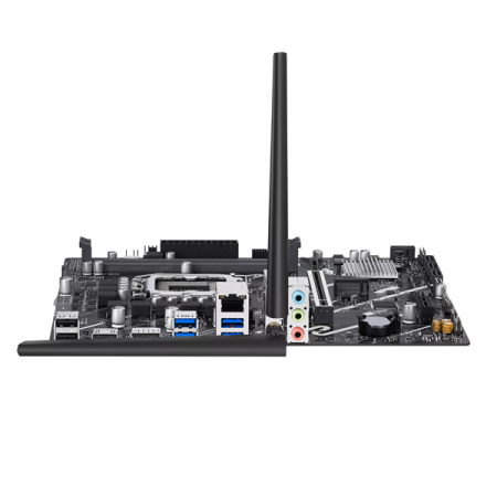 Фото ASUS PRIME B760M-F WIFI, LGA1700, B760, 2*DDR5, 4*SATA, 2*M.2, 4*USB 3.2, 2*USB 2.0, 1*PCIx16, 1*PCIx1, HDMI+DP, mATX; 90MB1N00-M0EAY0