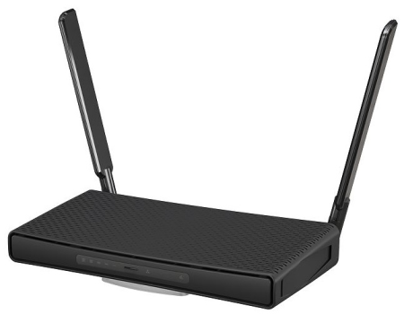 Фото MikroTik hAP ac3 with 4-core 716 MHz CPU, 256MB RAM, 5 x Gigabit LAN (PoE-out on port#5), two wireless interfaces (built-in 2.4Ghz 802.11b/g/n two chain, built-in 5Ghz 802.11ac two chain), 3dBi 2.4GHz